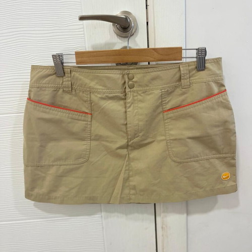 Nike Y2k Micro Mini Skirt used, beige, size 42