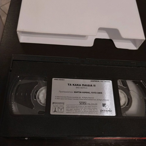 Bad Boys 2 VHS tape used