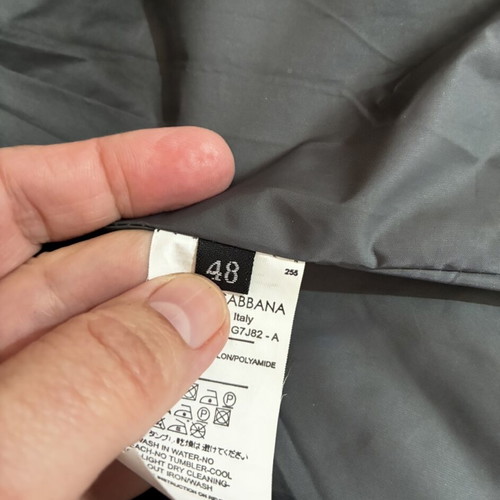 Dolce&Gabbana jacket like new, unisex, black