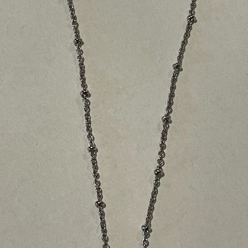 Necklace with orange butterfly pendant like new