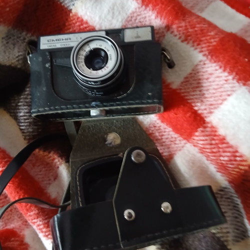 Smena camera used, vintage film