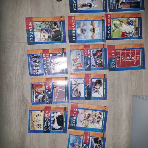 Books about Olympic and Other Sports like new, set of 13