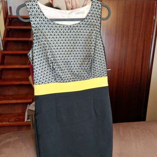 Fracomina pencil dress new with patterns multicolor size S