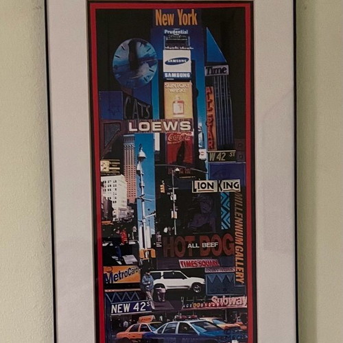 Framed poster New York new