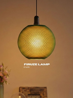 Firuze 3dLamp new, modern 3D printed pendant light