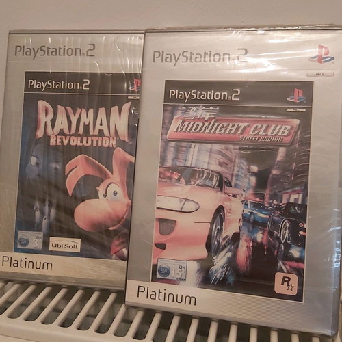 Playstation 2 Platinum pack Rayman Revolution and Midnight Club sealed