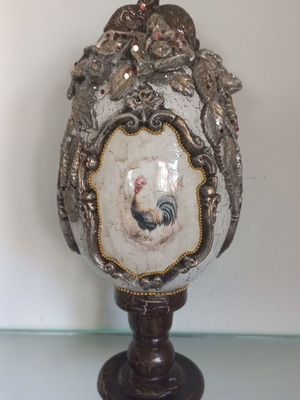 Easter egg handmade new from polystyrene