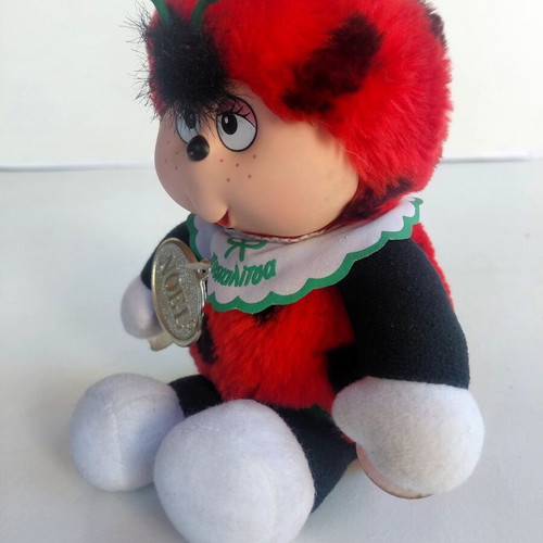 Lutrini Ladybug Noel 80s vintage toy, new condition, medium size