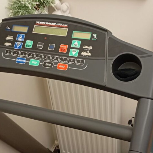 York Pacer 4850 treadmill used, foldable, home fitness
