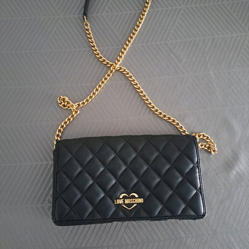 Love Moschino shoulder bag used, worn on edges