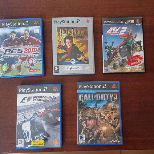 Sony PlayStation 2 games used with manuals