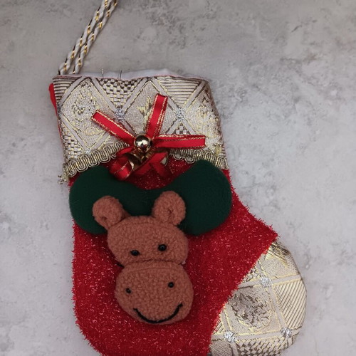 Christmas decorative stocking like new