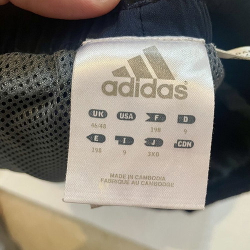 Adidas Vintage Windbreaker Track Pants like new, navy blue and black
