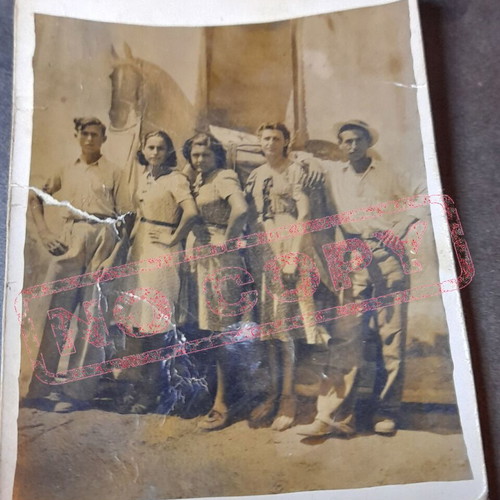 Rare Occupation Photograph with Italian Censorship Stamp, used