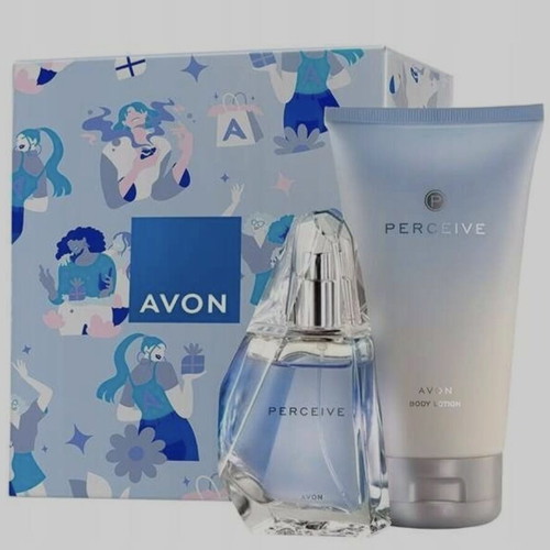 Perceive women's gift set new with 50ml perfume and 150ml body cream