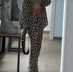 Leopard set medium new, cotton/polyester blend
