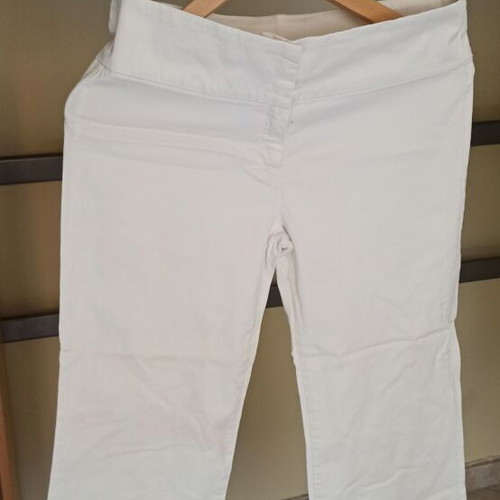 Jean Basic women's chino pants like new, white, size M