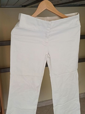 Jean Basic women's chino pants like new, white, size M
