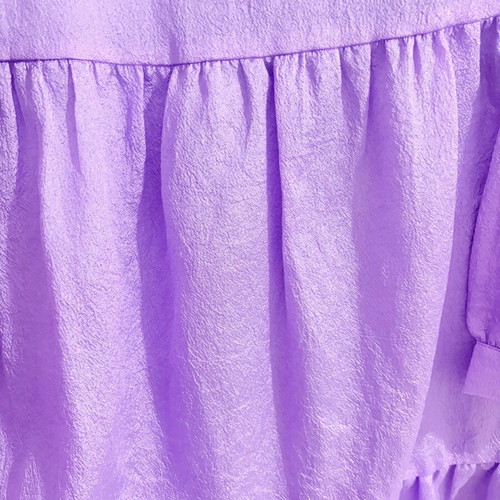 Taffeta dress like new purple with long sleeves by Pieces