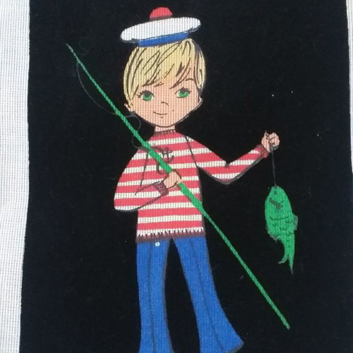 Velvet canvas for embroidery new, size approximately 22×32 cm