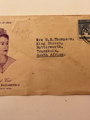 Ceylon First Day Covers 1954 used