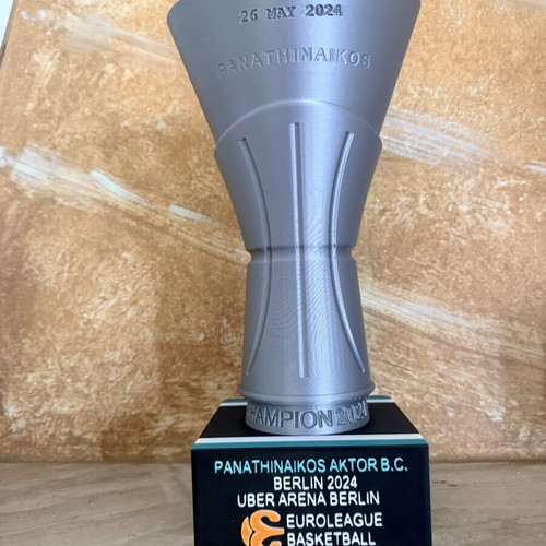 Euroleague Trophy Panathinaikos like new official replica
