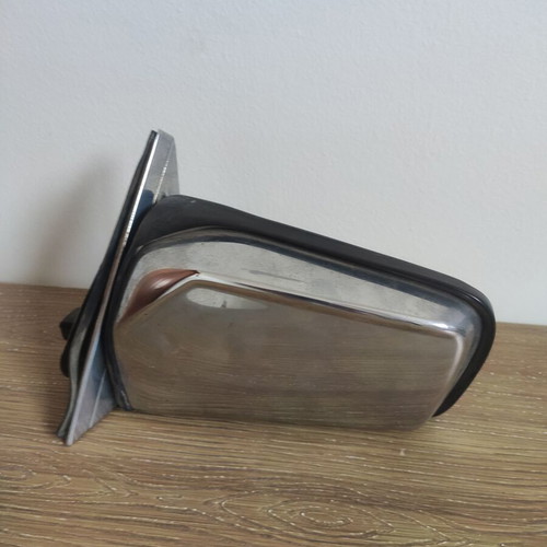 Mercedes W123 Driver Side Manual Exterior Mirror New Nickel