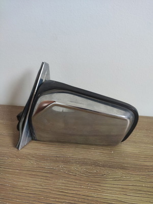 Mercedes W123 Driver Side Manual Exterior Mirror New Nickel
