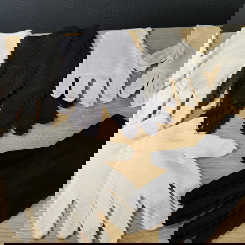 Γάντια για ρολόγια και κοσμήματα μεταχειρισμένα, όλα μαζί