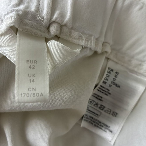 H&M Women's Pants like new, cotton, white, size XL