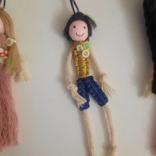 Handmade Boy Keychain Small, new