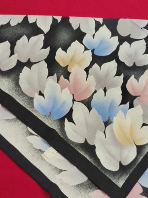 Square scarf new, wrinkle resistant 0.78x0.78
