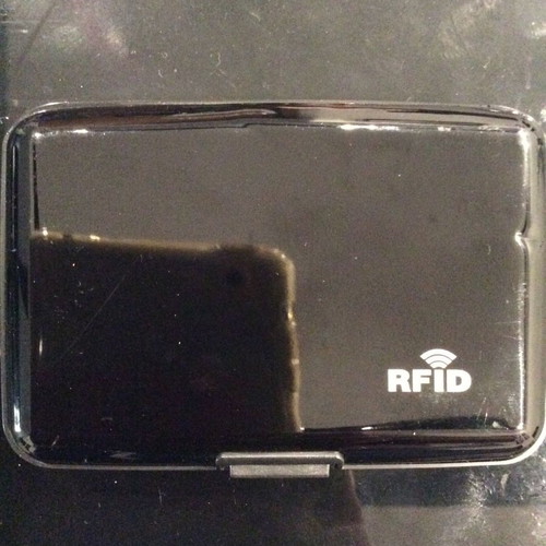 Card wallet with RFID black collectible with EKO logo new