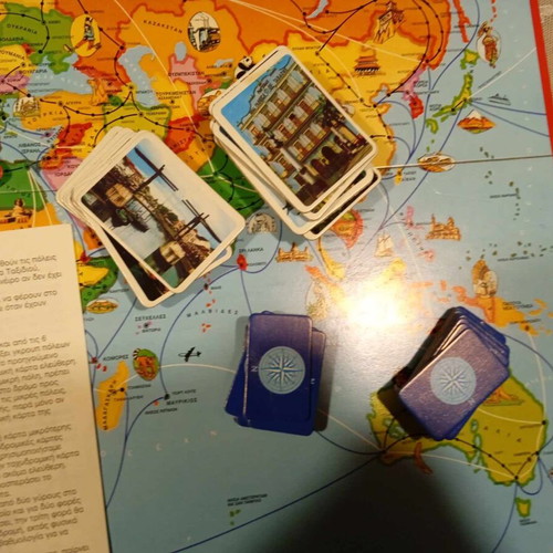 Board game Discover the World used