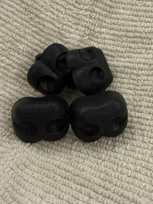 Plastic craft noses 30 mm new, pack of 4