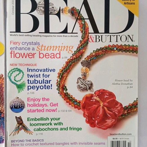 Bead magazines like new, pack of 4 issues