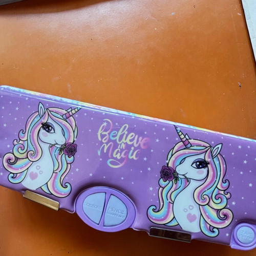 Believe in Magic school pencil case with compartments