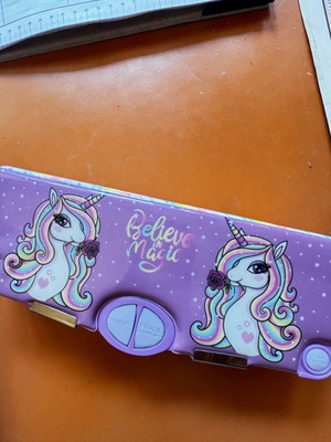 Believe in Magic school pencil case with compartments