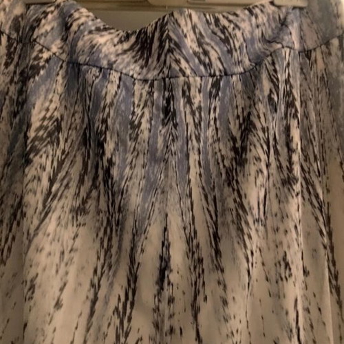Long skirt in blue shades like new, size XXL
