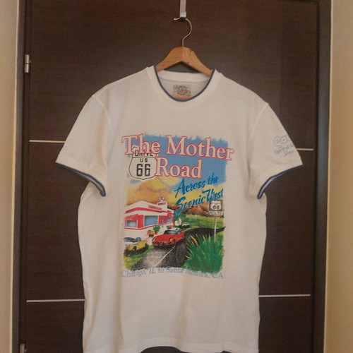 Gaudi original men's t-shirt white with print like new XXL