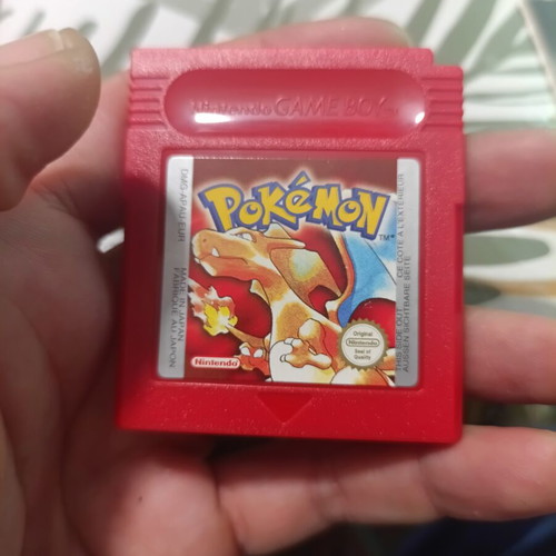 Pokemon Red CIB with Greek Trainer's Manual used