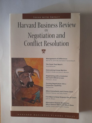 Harvard Business Review on Negotiation and Conflict Resolution used