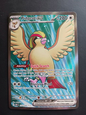 Pidgeot EX full art нова