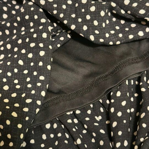 Stradivarius black polka dot skirt like new, size S