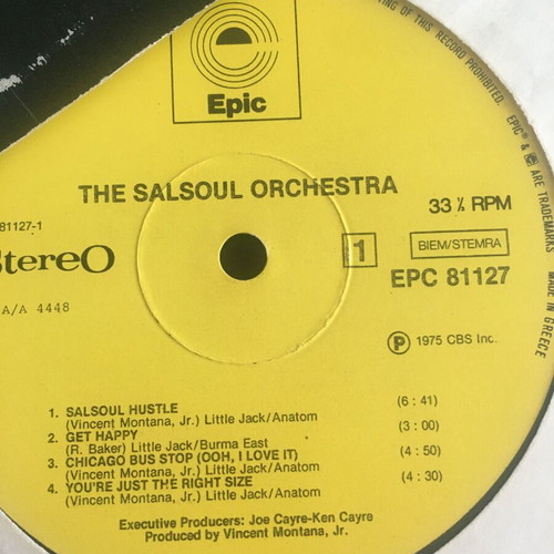 The Salsoul Orchestra LP 1976 like new, R&B / Soul