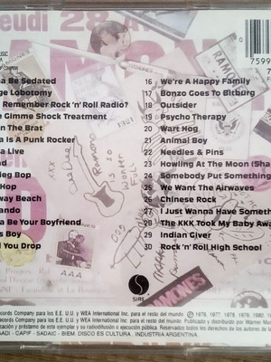 Ramonesmania CD used, punk