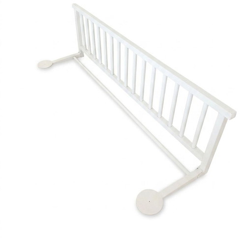 Combelle wooden white baby bed safety rail like new