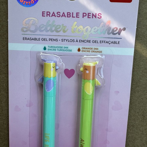 Legami valentines erasable pens new