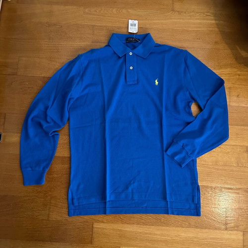 Polo Ralph Lauren long sleeve shirt new, royal blue, size M