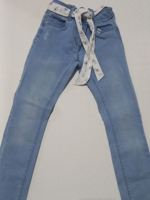 Orchestra No.8 denim pants like new for 8 years with adjustable waist elastic
